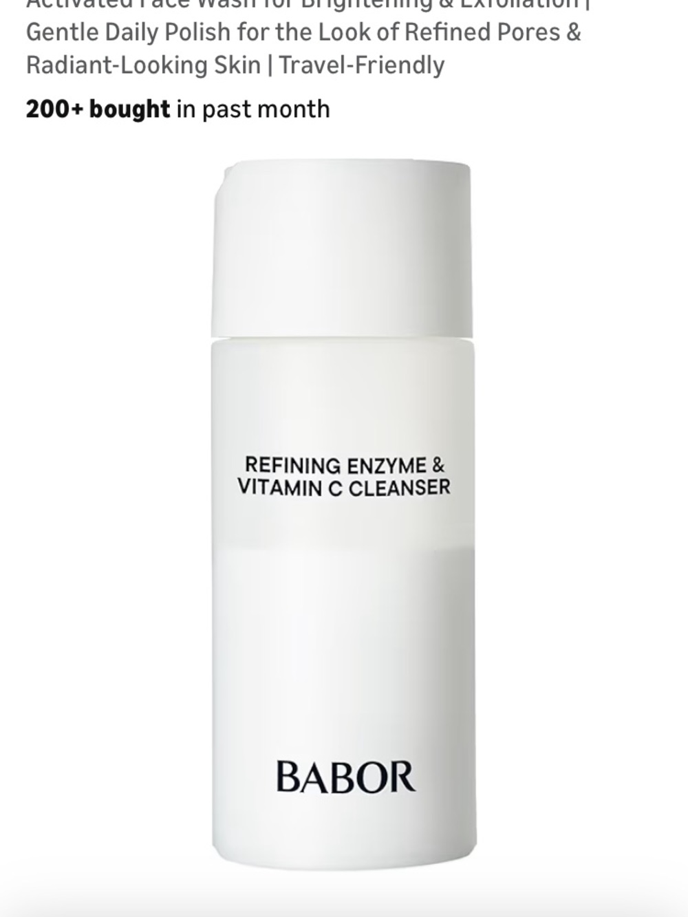 BABOR Refining Enzyme & Vitamin C Cleanser — White